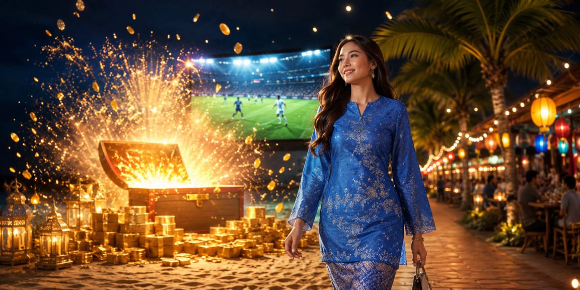 Pemain Malaysia bertaruh bola sepak di Langkawi memakai baju kurung